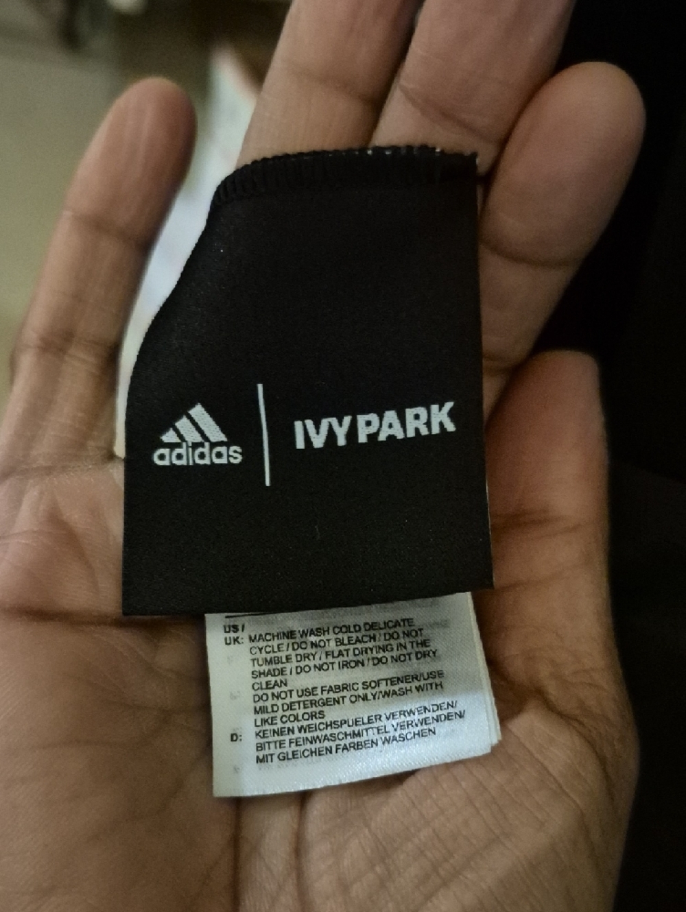 Ivy Park Adidas Multicolor Graphic Zip-Front Crop Top And Leggings - White Base - Picture 3 of 6